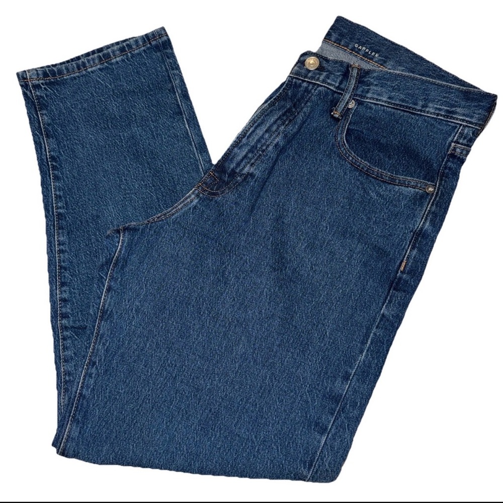 GAP Women's Straight Leg Jeans - Blue, High Waisted
